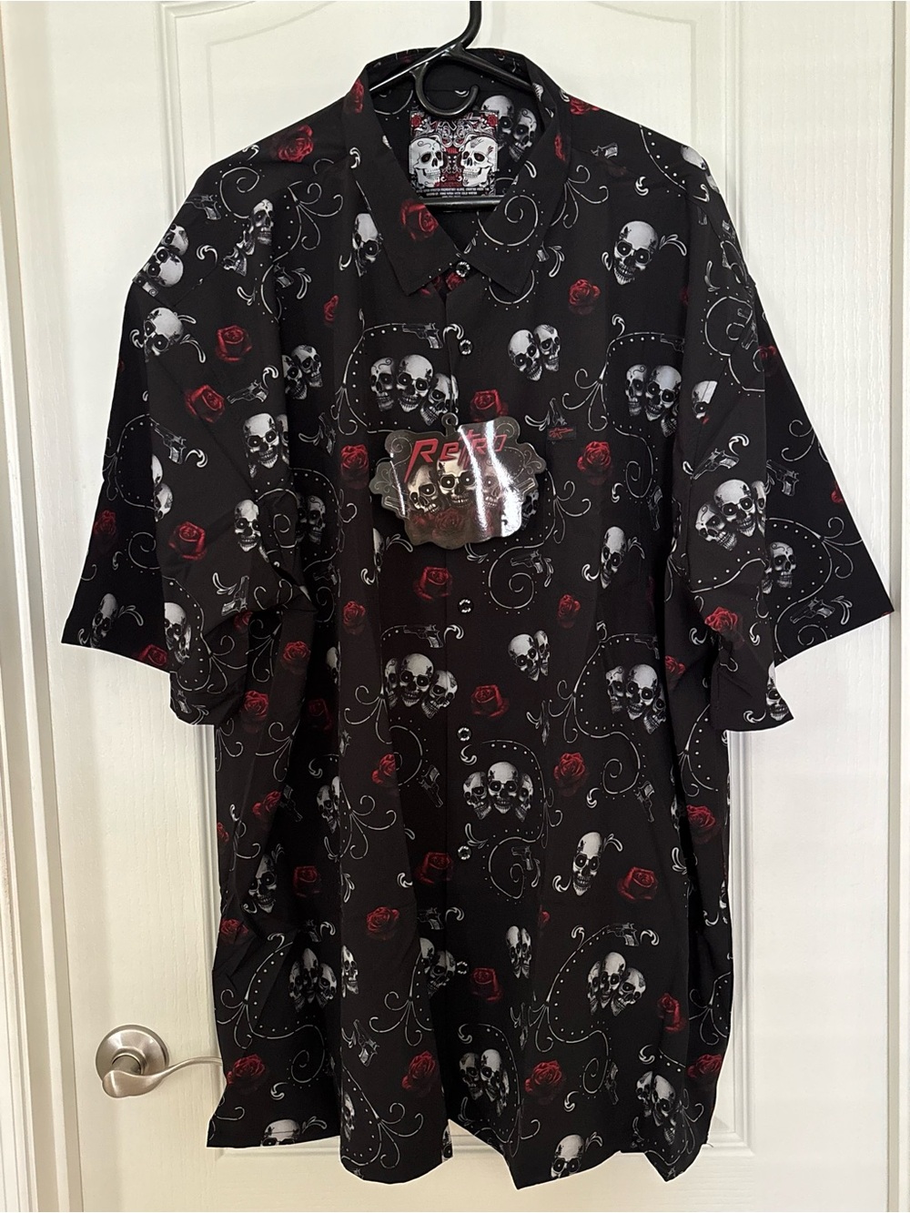 Retro Rifle Los Muertos Button Down - 4XL - Picture 3 of 10